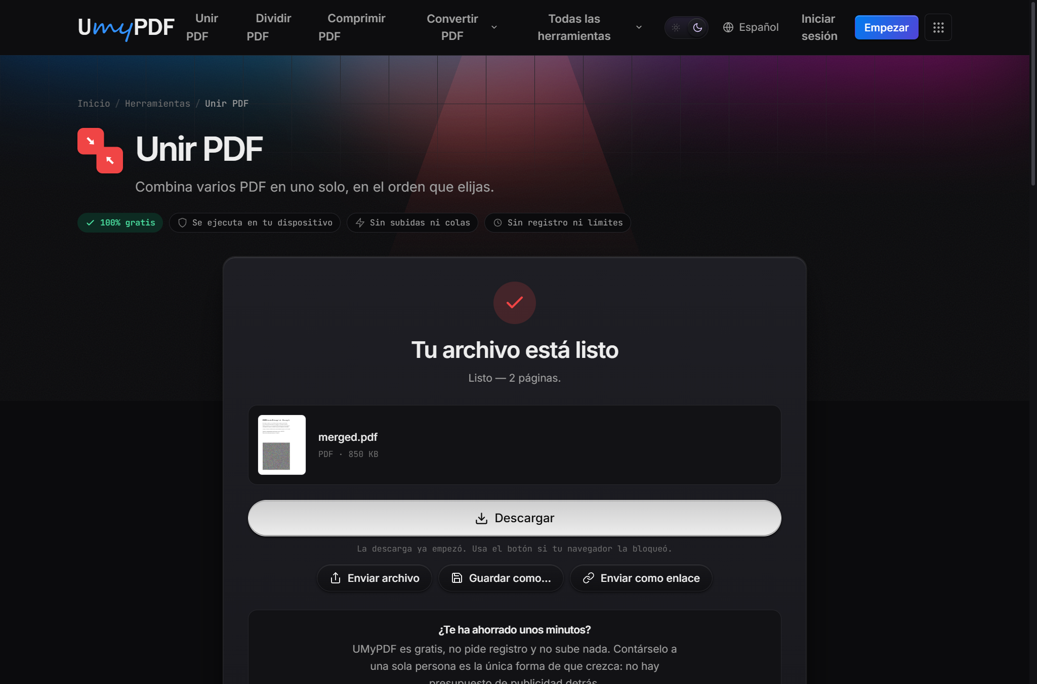 UMyPDF — offline na vooraf laden