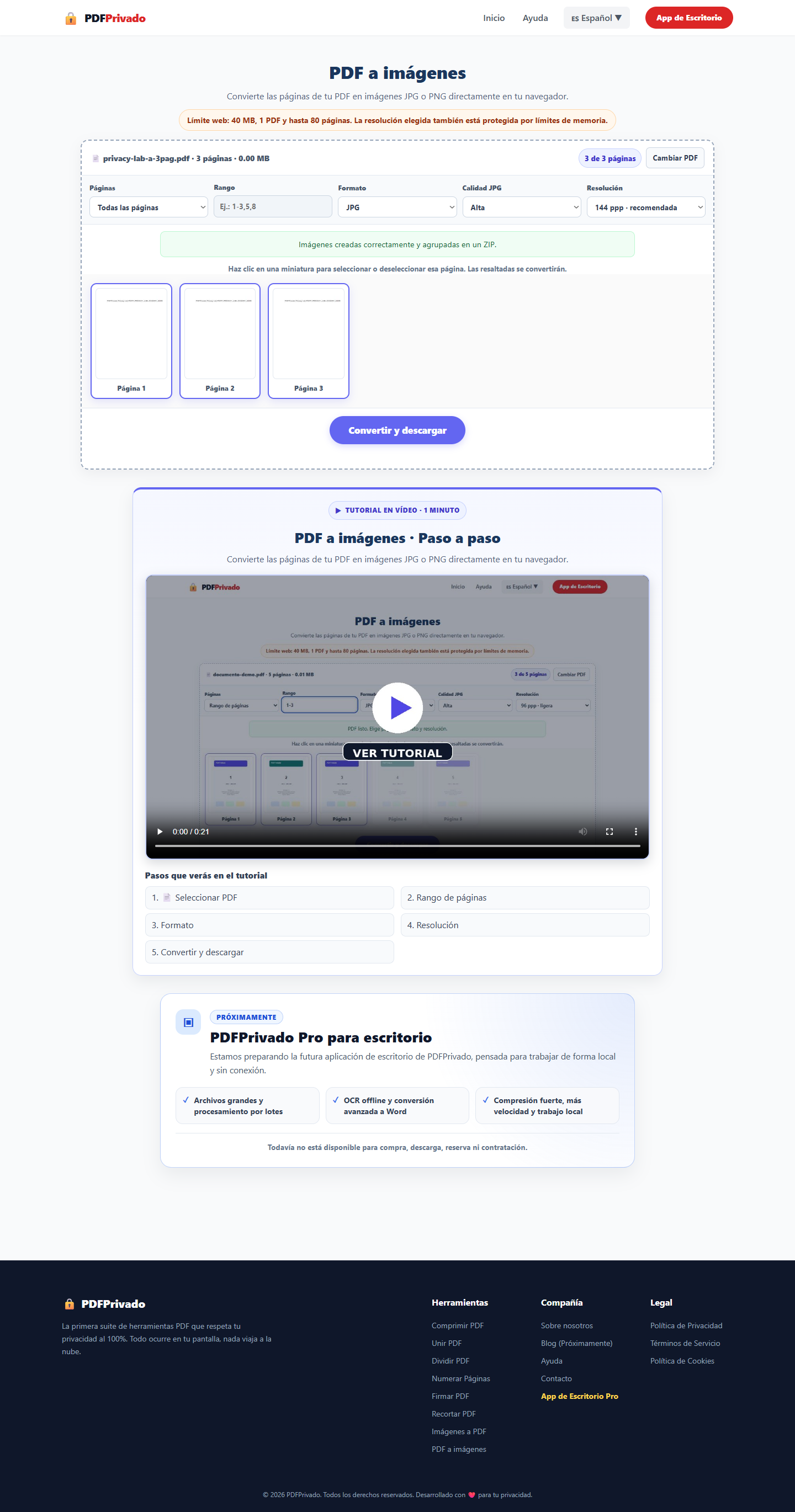 Privacy Lab PDF images offline